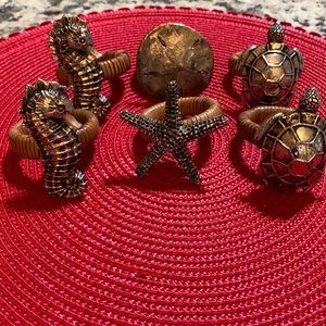 Seashore Napkin Rings (6)
